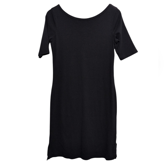 ROYAL ROBBINS Black Kick Back To Front Dress Size Small Reversible - Picture 1 of 7